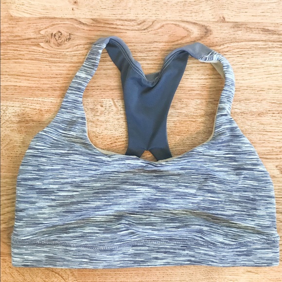 lululemon athletica Other - Lululemon 50 Rep Racerback Grey Sports Bra 6